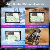 Multimídia MP5 Moto 5" IPS CarPlay Android Auto IP67 GPS Bluetooth - imagem 3