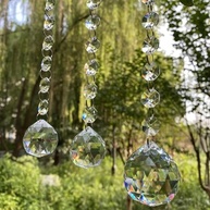 Chandelier de Cristais Arco-Íris com Prisma Decorativo - Luz Refratária para Janela, Quarto ou Jardim - imagem 2