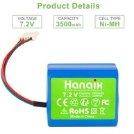 Bateria 3500mAh 7,2V NiMH para iRobot Braava - Longa Duração e Segurança - imagem 4