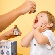 Kit 2x Liquid Iron For Baby & Kids 30ml Morango- True Source - imagem 5