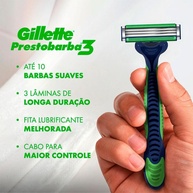 Gillette Prestobarba3 Sensitive: Barbear Suave e Sem Irritação - imagem 2