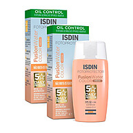 Isdin Fusion Water Color FPS 50: Proteção + Cobertura - imagem 1