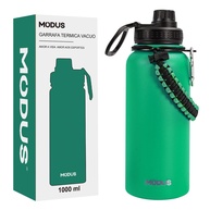 MODUS Garrafa Térmica Esportiva 1000ML Aço Inoxidável Isolamento a Vácuo - Verde Escuro - imagem 1