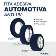 Fita Crepe Automotiva Vonixx 24mmx50m: Isolamento Perfeito para Polimento e Detalhamento - imagem 3