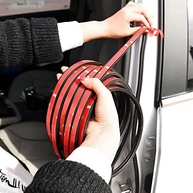Tira de Vedação Dupla Camada 5 Furos para Porta de Carro - Isolamento Acústico e Proteção Premium - imagem 3