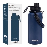 MODUS Garrafa Térmica Esportiva 1000ML - Aço Inoxidável com Isolamento a Vácuo (Azul) - imagem 1