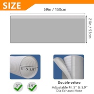 Manga de Isolamento para Mangueira de Ar Condicionado Portátil - Proteção Térmica e UV com Fácil Instalação - imagem 3