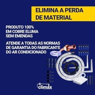 Kit Instalação Ar Condicionado Split 12.000 BTUs - Tubos Flangeados com Isolamento Térmico Blindado - imagem 5