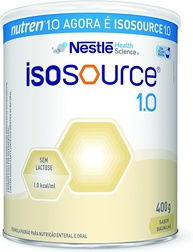 Nutrição Enteral Isosource 1.0 Baunilha 400g - imagem 1