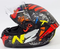 Capacete Nzi Trendy IT Preto/Vermelho - Segurança e Estilo para Seu Dia a Dia - imagem 3
