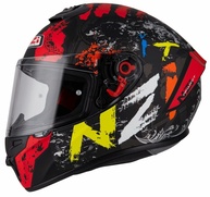Capacete Nzi Trendy It Preto e Vermelho: Estilo, Segurança e Conforto para Sua Pilotagem - imagem 1