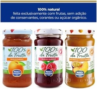 Geleia ITALIANA Framboesa, Damasco, Pêssego e Maracujá MENZ & GASSER 240g Sem Açúcar Adicionado 3 Unidades 100% Fruta - imagem 2