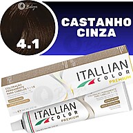 Itallian Color 4.1: Castanho Médio Cinza Perfeito - imagem 1