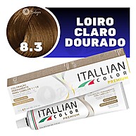 Itallian Color 8.3: Louro Claro Dourado Perfeito - imagem 1