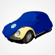 Capa Protetora Azul Helanca Lycra para VW Fusca Itamar (1200 a 1600) - Proteção Premium - imagem 2