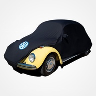 Capa Protetora Premium para Fusca VW Itamar (Tecido Helanca Lycra Preta) - imagem 1