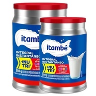 2 Latas- Leite em pó Integral Instantâneo Itambé 380g - imagem 1