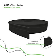 Rodapé Autocolante Preto 7cm: Instale Já! - imagem 2