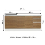 Balcões de Cozinha Madesa Acordes: Organize Já! - imagem 2