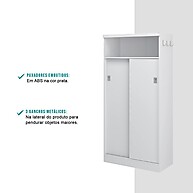 Armário Multiuso 2 Portas Carraro: Organize Já! - imagem 2