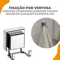 Cabide com Ventosa Future: Organize Já! - imagem 2