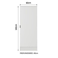 Armário Multiuso 60cm Branco Madesa: Organize Já! - imagem 2