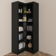 Armário de Canto Escritório Preto – Organize Já! - imagem 2