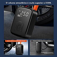 Compressor de Ar Portátil COIBEU: Encha Pneus Já! - imagem 2