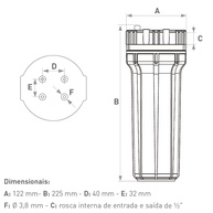 Filtro Declorador Clor 7": Água Pura Já! - imagem 2