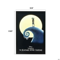 Pôster Emoldurado The Nightmare Before Christmas - Jack e Sally em Madeira MDF para Decoração de Parede - imagem 4