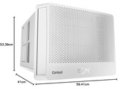 Ar Condicionado Janela 7500 BTUs Consul Frio Eletrônico com Design Moderno - CCN07FB 110V - imagem 4