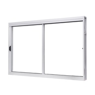 Janela de Aço de Correr 100x150cm com 2 Folhas e Vidro Liso - imagem 1