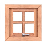 Janela Maxim Ar Quadriculada 60x60cm Esel: Ilumine seu Lar! - imagem 1