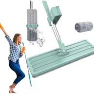 Mop Rodo Mágico 360º com Cabo Inox e 2 Refis - Limpeza Profunda e Prática para Pisos, Vidros e Janelas - imagem 1