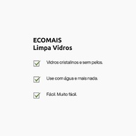 ECOMAIS Pano Limpa Vidro - Limpeza Impecável e Sem Riscos para Janelas e Espelhos - imagem 5