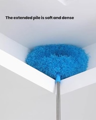 Limpador Multiuso de Microfibra para Ventilador de Teto, Janelas e Móveis | Ferramenta Reutilizável com Design Ergonômico - imagem 5