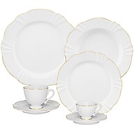 Jantar Completo 42 Peças: Elegância Oxford - imagem 1