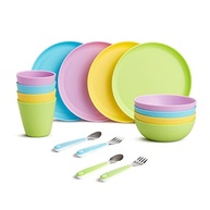 Conjunto de Jantar para Crianças Munchkin 16 Peças - Pratos, Copos e Talheres Seguros - imagem 4