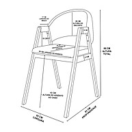 Kit 6 Cadeiras Suellen Corino: Conforto e Estilo para Sua Mesa de Jantar - imagem 1
