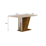 Conjunto Mesa e 4 Cadeiras Miami Yescasa: Modernidade para sua Sala de Jantar - imagem 2