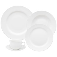 Pratos Raso Oxford Flamingo White - 6 Peças para Jantar Moderno - imagem 4