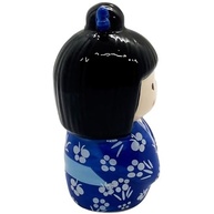 Estátua Cerâmica Kokeshi Azul - Sorte, Amor e Proteção Japonesa - imagem 5