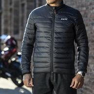 Jaqueta Puffer Casual Unissex X11 Motociclista Proteção Frio Bobojaco Preta - imagem 5