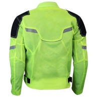 Vance Leather Jaqueta de motocicleta masculina de malha refletiva e têxtil para todas as estações com armadura CE e forro removível - imagem 3
