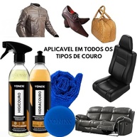 Kit Couro Vonixx: Limpeza Profunda e Hidratação Essencial para Bancos, Sofás, Bolsas e Jaquetas - imagem 3