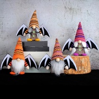 Gnomos de Halloween Suecos com Asas - Estatueta Sem Rosto para Decoração Escandinava de Casa e Jardim - imagem 5