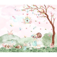 Jardim Encantado: Papel de Parede para Meninas - imagem 1