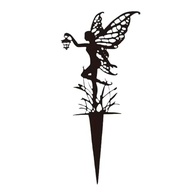 Estátua de Metal para Jardim de Fadas 30x14cm - Charme Rústico para Vasos e Paisagismo - imagem 3