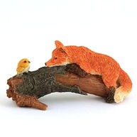 Jardim de Fadas com Raposa e Pássaro - Miniatura Encantadora para Terrários e Decoração - imagem 2