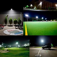 Holofote LED Solar 2000W Prova D’Água com Placa – Ilumine Seu Jardim - imagem 2